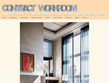Tablet Screenshot of contractworkroom.com